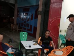 Polsek Nisam Patroli Malam, Ingatkan Warga Cegah Karhutla