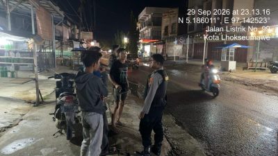 Patroli Perintis Presisi Sat Samapta Polres Lhokseumawe Sasar Pusat Keramaian, Cegah Guantibmas