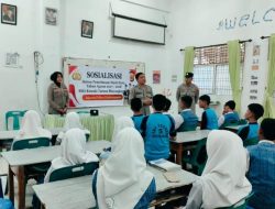 Sat Binmas Polres Lhokseumawe Sosialisasikan Penerimaan SMA Kemala Taruna Bhayangkara