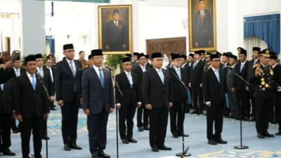 Prabowo Resmi Rombak Kabinet, Ini Daftar Menteri dan Wamen yang Dilantik