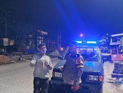 Patroli Malam Polsek Banda Sakti Sasar Lokasi Rawan, Cegah Gangguan Kamtibmas