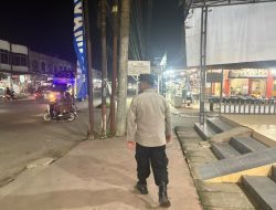Patroli Dialogis, Polsek Blang Mangat Cegah Gangguan Kamtibmas di Tengah Masyarakat