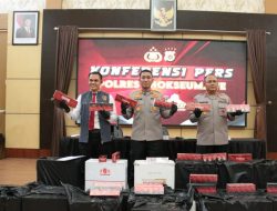 Polres Lhokseumawe Gagalkan Peredaran Rokok Ilegal, Dua Tersangka Diamankan