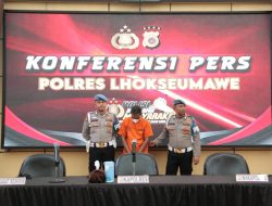 Polres Lhokseumawe Tahan Mantan Ketua Dekopinda, Diduga Korupsi Aset Negara