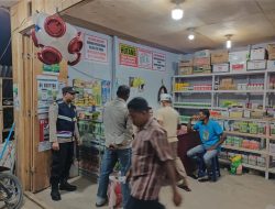 Polsek Kuta Makmur Sosialisasikan Pencegahan Karhutla Saat Patroli Malam