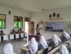 Polsek Muara Satu Kenalkan SMA Kemala Taruna Bhayangkara kepada Pelajar SMPN 6 Lhokseumawe
