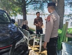 Polsek Banda Sakti Patroli Waduk Pusong, Antisipasi Balap Liar dan Kenakalan Remaja Saat Salat Jumat