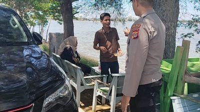 Polsek Banda Sakti Patroli Waduk Pusong, Antisipasi Balap Liar dan Kenakalan Remaja Saat Salat Jumat