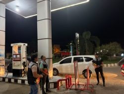 Cegah Penyalahgunaan BBM Subsidi, Satreskrim Polres Lhokseumawe Pantau SPBU Secara Acak