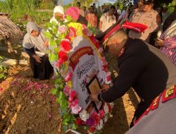 Wakapolres Lhokseumawe Pimpin Upacara Pemakaman Aipda Solka Prijon