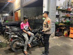 Polsek Muara Dua Gelar Patroli Malam, Jaga Kamtibmas Tetap Kondusif