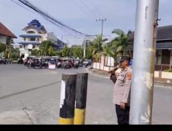 Sat Binmas Polres Lhokseumawe Gelar Binluh Keliling, Ajak Masyarakat Peduli Kamtibmas dan Tertib Berlalu Lintas