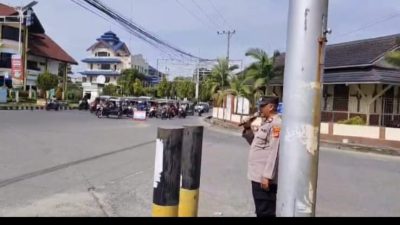 Sat Binmas Polres Lhokseumawe Gelar Binluh Keliling, Ajak Masyarakat Peduli Kamtibmas dan Tertib Berlalu Lintas