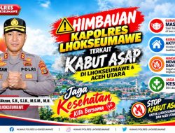 Kapolres Lhokseumawe Tegaskan Larangan Bakar Lahan, Warga Diminta Waspada Kabut Asap