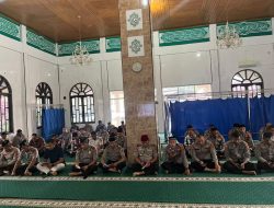 Polres Lhokseumawe Gelar Binrohtal Virtual, Perkuat Keimanan dan Mental Personel