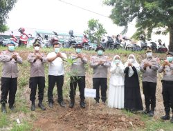 Dukung Program Kapolri Green Policing, Kapolres Lhokseumawe Tanam Pohon di SMKN 8
