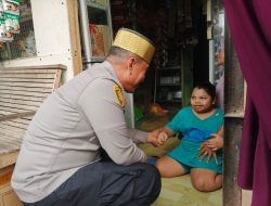 Kapolres Lhokseumawe Serahkan Kursi Roda untuk Ananda Azalea, Wujud Kepedulian Polri kepada Masyarakat
