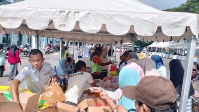 Beras Murah Rp60 Ribu per 5 Kg Jadi Daya Tarik Pasar Tani Aceh di Lhokseumawe