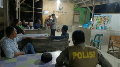 Polsek Blang Mangat Intensifkan Patroli Dialogis, Cegah Gangguan Kamtibmas pada Malam Hari