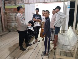Polsek Meurah Mulia Sosialisasikan Pencegahan Karhutla Saat Patroli Malam