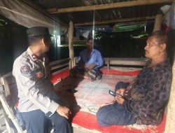 Patroli Dialogis Polsek Meurah Mulia, Ingatkan Warga Waspada Karhutla
