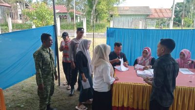 Polsubsektor Banda Baro Amankan Pemilihan Geuchik Paya Dua, Berlangsung Aman dan Lancar