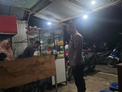 Polsek Kuta Makmur Patroli Malam, Sosialisasikan Pencegahan Karhutla