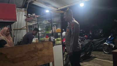 Polsek Kuta Makmur Patroli Malam, Sosialisasikan Pencegahan Karhutla